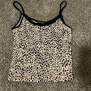 Brandy Melville leopard print top
